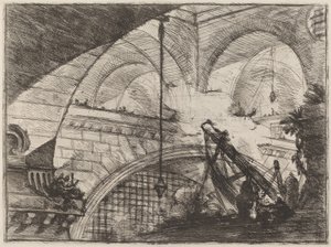 Łuk z ornamentem muszli autorstwa Giovanni Battista Piranesi