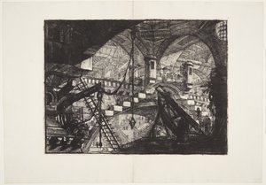 Łuk z ornamentem muszli autorstwa Giovanni Battista Piranesi