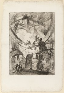 Carceri, tablica 9 autorstwa Giovanni Battista Piranesi