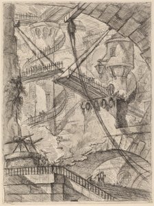 Most zwodzony autorstwa Giovanni Battista Piranesi