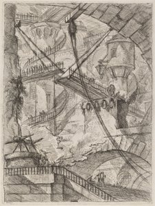 Most zwodzony autorstwa Giovanni Battista Piranesi