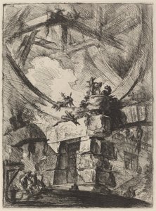 Olbrzymie koło autorstwa Giovanni Battista Piranesi