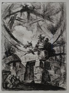 Gigantyczne koło autorstwa Giovanni-Battista Piranesi