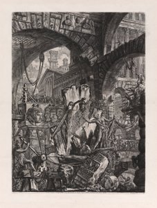 The Man on the Rack, płyta 2 z Carceri d autorstwa Giovanni Battista Piranesi