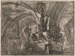 Molo z lampą autorstwa Giovanni Battista Piranesi