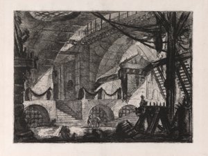 Sawhorse, tablica 12 z Carceri d autorstwa Giovanni Battista Piranesi