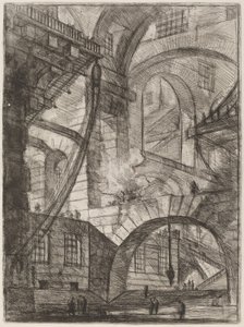 Dymiący ogień autorstwa Giovanni Battista Piranesi