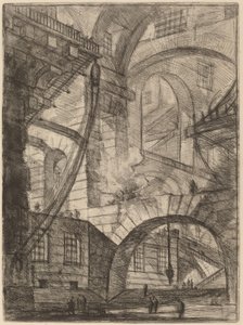 Dymiący ogień autorstwa Giovanni Battista Piranesi