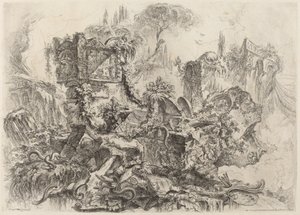 Grób Nerona autorstwa Giovanni Battista Piranesi