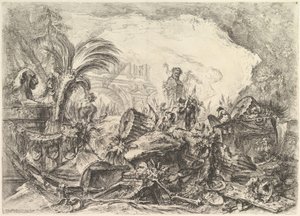 Łuk Triumfalny, z Grotteschi Grotesques, ca. 1748. autorstwa Giovanni Battista Piranesi