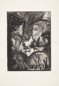 Das rauchende Feuer von Giovanni-Battista Piranesi
