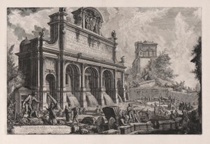 Widok na zamek autorstwa Giovanni-Battista Piranesi