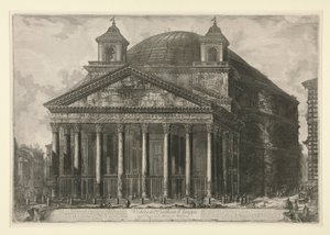 Widok na Panteon d autorstwa Giovanni Battista Piranesi