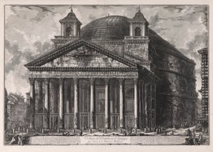 Widok na Panteon d autorstwa Giovanni Battista Piranesi
