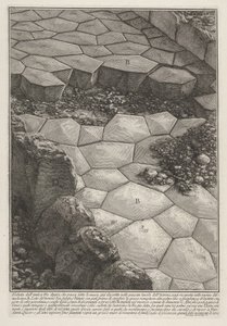 Widok kamiennego bruku Via Appia (Veduta dell