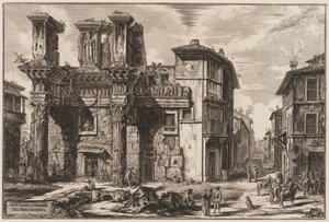 Widoki Rzymu: Forum Nerwy. autorstwa Giovanni Battista Piranesi