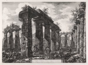 Widok szczątków Pronaosa z autorstwa Giovanni Battista Piranesi