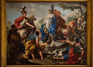 Olindo i Sophronia autorstwa Giovanni Battista Pittoni