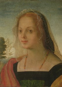 Portret młodej dziewczyny (tempera na panelu)