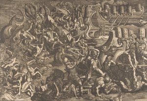 Trojanie odpychający Greków, 1538.