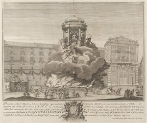 Rada Bogów na Festiwal „Chine” autorstwa Giovanni Battista Sintes probably after Nicola Michetti