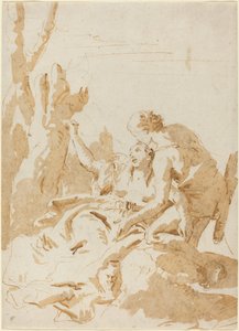 Angelica i Medoro autorstwa Giovanni Battista Tiepolo