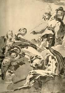 Apollo, die Musen und Chronos, um 1730, 1928 von Giovanni Battista Tiepolo