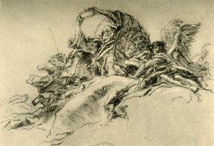 Bóg Ojciec i Aniołowie, ok. 1754, 1928 r autorstwa Giovanni Battista Tiepolo