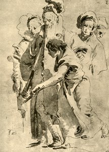 Zespół Figur, połowa XVIII wieku, 1928 autorstwa Giovanni Battista Tiepolo