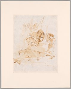 Święta Rodzina ze świętym Janem i dwoma aniołami autorstwa Giovanni Battista Tiepolo