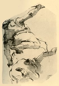 Figura klęcząca, widziana z tyłu, 1743-1744, 1928 autorstwa Giovanni Battista Tiepolo