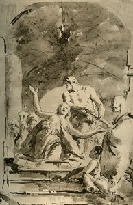 Męczeństwo S. Giustiny, ok. 1730, 1928 autorstwa Giovanni Battista Tiepolo