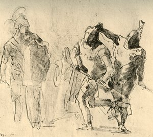 Minerva zügelt den Zorn des Achilles, ca. 1757, 1928 von Giovanni Battista Tiepolo