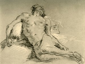 Akt spoczynkowy, połowa XVIII w., 1928