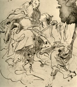 Stary mężczyzna i młoda kobieta, 1761, 1928 autorstwa Giovanni Battista Tiepolo