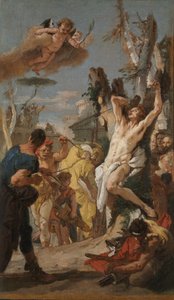 Studium do „Męczeństwa św. Sebastiana” (dla klasztoru augustianów w Diessen, Niemcy) autorstwa Giovanni-Battista Tiepolo