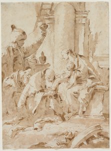 Pokłon Trzech Króli autorstwa Giovanni Battista Tiepolo
