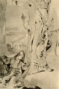 Zwiastowanie, połowa XVIII wieku, 1928 autorstwa Giovanni Battista Tiepolo