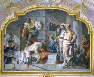 Ścięcie św. Jana Chrzciciela, 1732-33 autorstwa Giovanni Battista Tiepolo