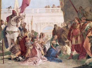 Rodzina Dariusza przed Aleksandrem autorstwa Giovanni Battista Tiepolo