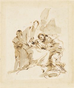 Święta Rodzina autorstwa Giovanni Battista Tiepolo