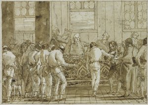 Proces, c.1790 autorstwa Giovanni Battista Tiepolo