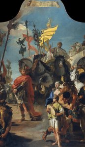 Triumf Mariusza, 1729. autorstwa Giovanni Battista Tiepolo