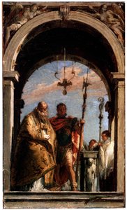 Dwóch świętych, 1740-1745. autorstwa Giovanni Battista Tiepolo