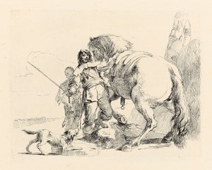 Vari Capricci, przed 1750 autorstwa Giovanni Battista Tiepolo