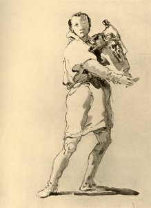 Młodość z Amforą, połowa XVIII wieku, 1928 autorstwa Giovanni Battista Tiepolo