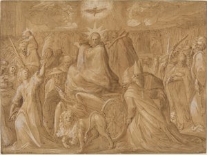 Triumf Chrystusa autorstwa Giovanni Battista della Rovere
