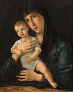 Madonna z Dzieciątkiem, ok. 1480-1485 (olej na płycie) autorstwa Giovanni Bellini