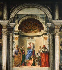 Madonna między czterema świętymi (fresk)