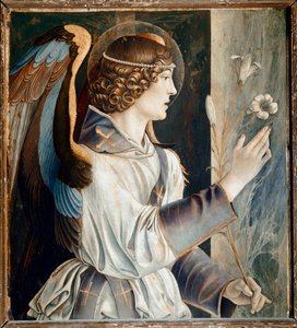 Poliptyk św. Wincentego Ferriera: Anioł Zwiastowania (Poliptyk św. autorstwa Giovanni Bellini